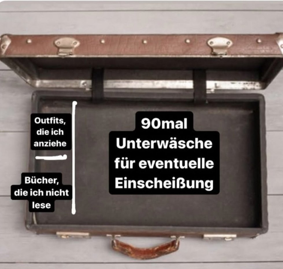 Kutterchen1510's tweet image. Koffer für meinen dreitägigen Trip ist gepackt