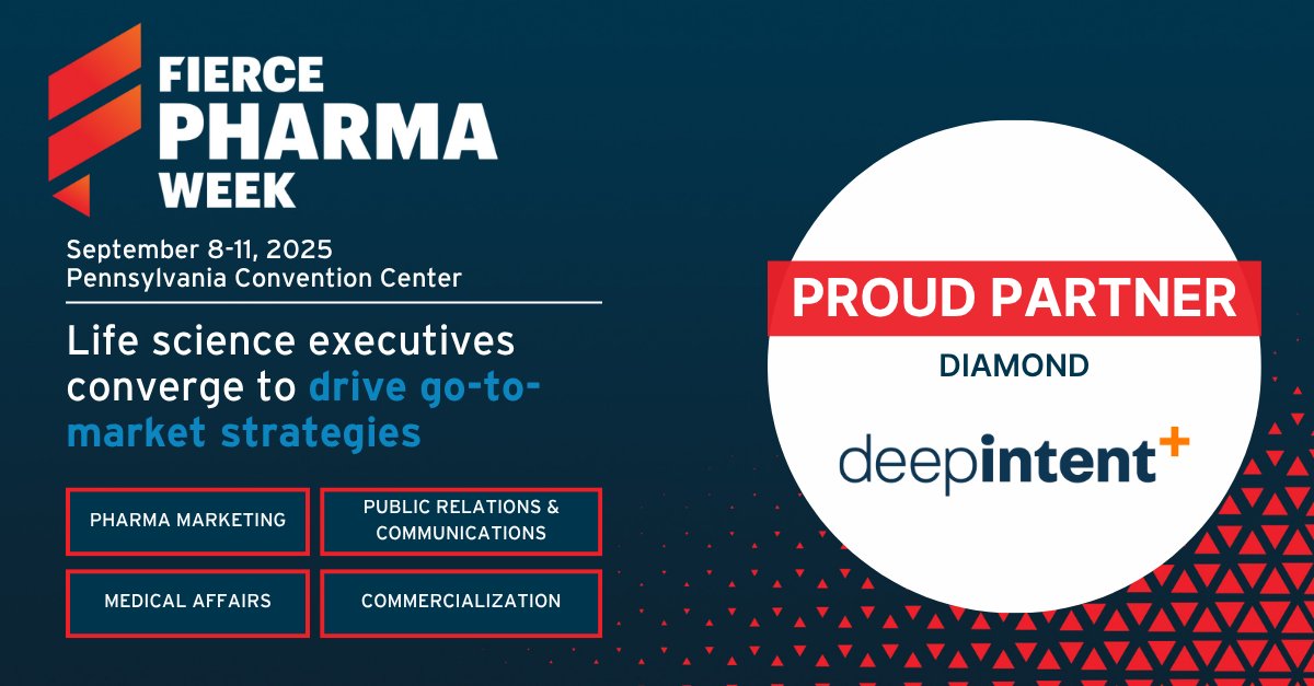 Excited to announce @OPRXTweets, <a href="/DeepIntentInc/">DeepIntent</a>, and @WeAreCadent as Platinum Partners for Fierce Pharma Week.
Sept 8–11 at the Pennsylvania Convention Center, where pharma leaders unite to share insights.

Learn more &amp; register: loom.ly/G42tjSo