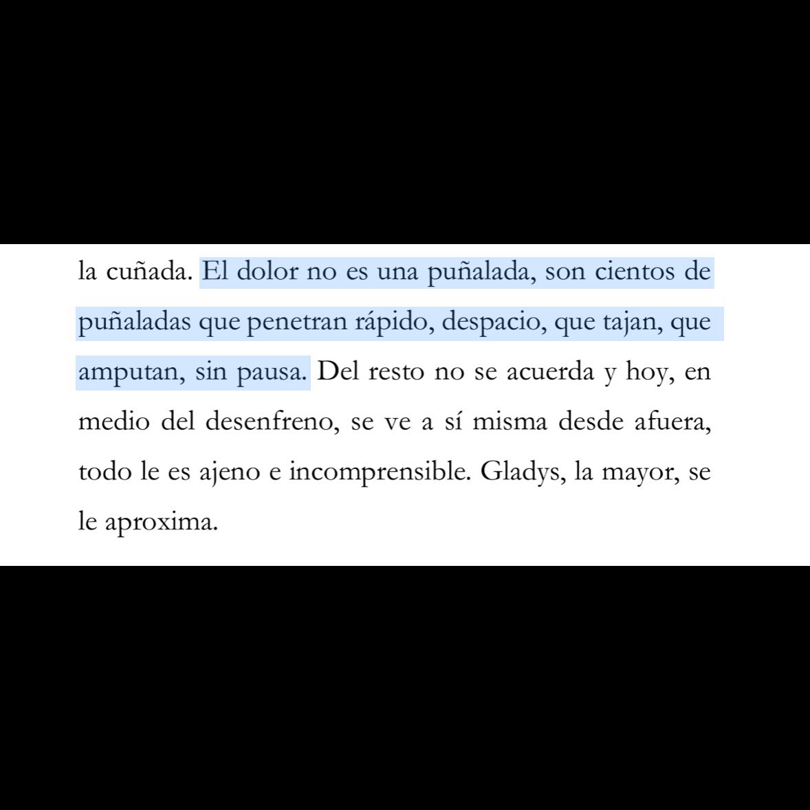 Cementedelibros's tweet photo. Fuerte pero precisa la definición de “el dolor” de @JennyNavasAutor en su libro “aquí no termina”.
No es una pequeña sensación que se va, son cientos de sensaciones que no dejan espacio para el respiro…
¿Qué es para ti el dolor? ¿Estas de acuerdo con esta definición? https://t.co/Ohdr46oqHD