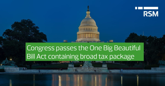 What's in the broad tax package that Congressed passed as part of the One Big Beautiful Bill Act? What should taxpayers do now? <a href="/RSMUSLLP/">RSM US LLP</a>'s tax policy and Washington National Tax teams break it down. rsm.buzz/44ieJhi