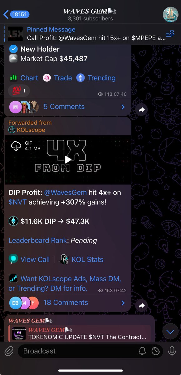 ππ«π’π§πππππ―ππ§ββοΈ (@mr_princewave) on Twitter photo $NVT Updateπ
Rode to over $68k from here
Giving us over X4 
Over X6 from the channel call. 
More to come IMO
GM CT $NVT Updateπ
Rode to over $68k from here
Giving us over X4 
Over X6 from the channel call. 
More to come IMO
GM CT