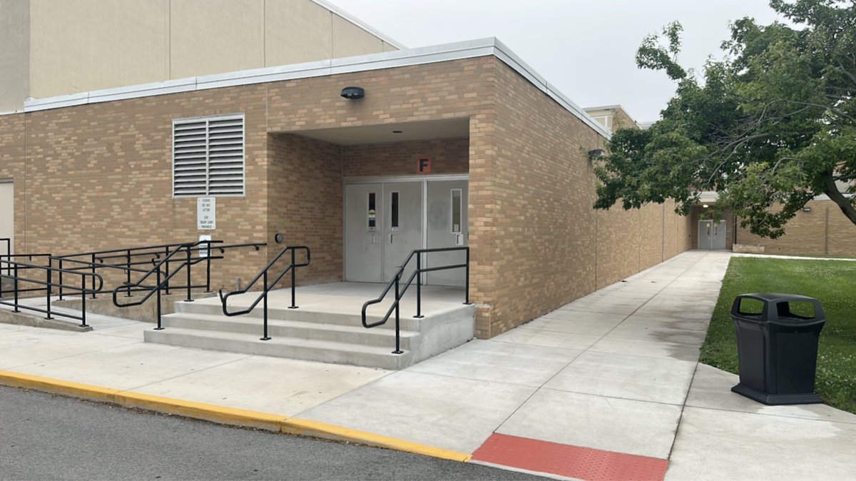 With our Parking Lot Construction, enter the Gym and Weight Room from Door F, South Hallway.