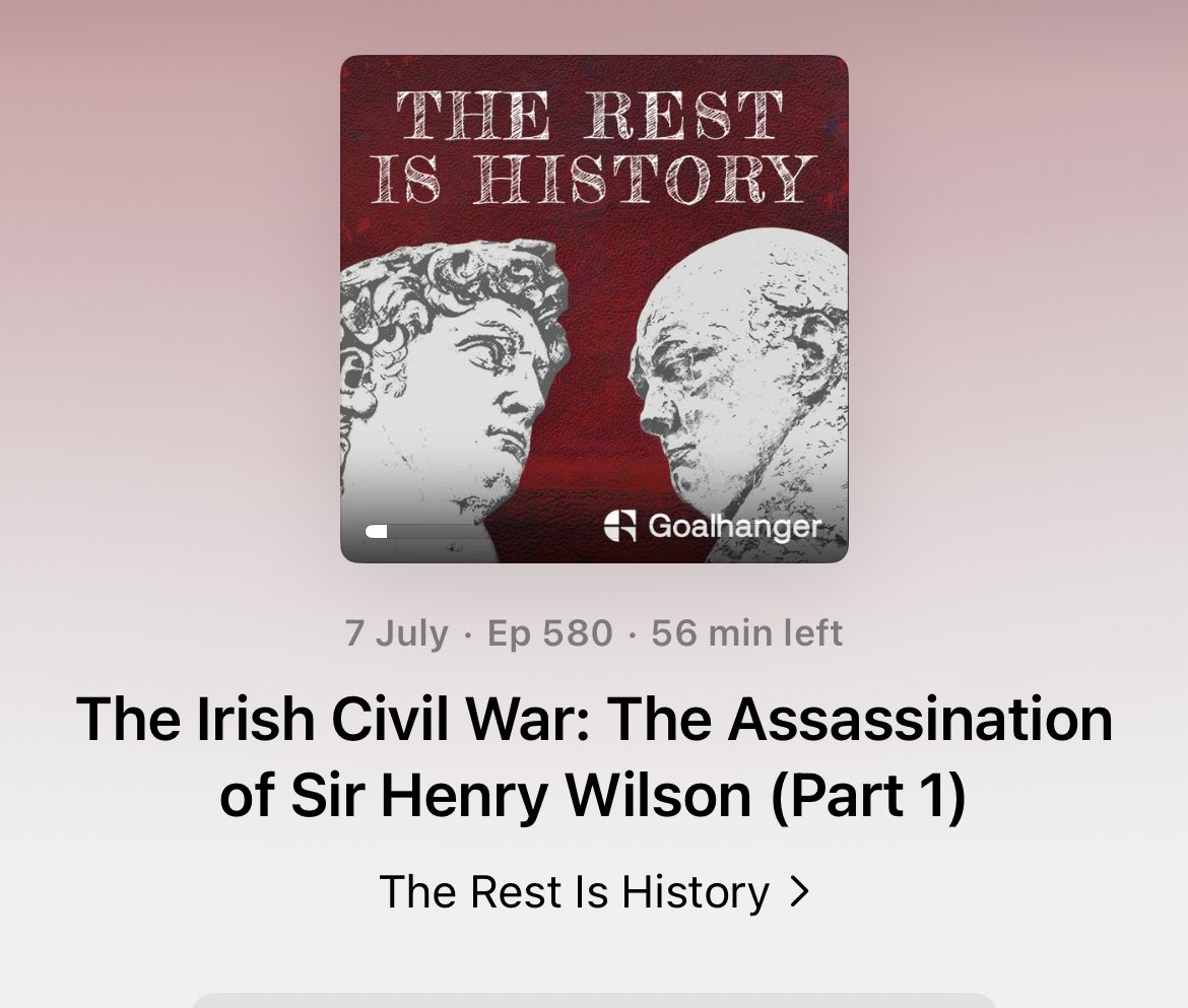 FootballTourDub's tweet image. For students of modern Irish history @TheRestHistory podcasts on the War of Independence and Civil War with Paul Rouse and @RMcGreevy1301 are fantastic!