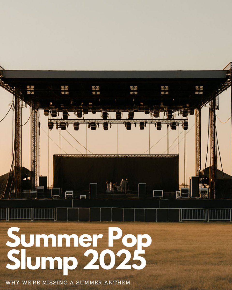 🎧☀️ SUMMER SLUMP ALERT! ☀️🎧
No “Song of the Summer” in 2025? 😱 From radio radio silence to TikTok tease, pop’s biggest summer hit is still AWOL… and we’ve got the scoop!

artistrack.com/summer-pop-slu…

#SummerPopSlump #SongOfTheSummer #Artistrack