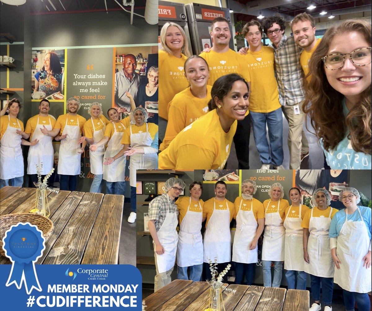 Member Monday: <a href="/TruStoneFCU/">TruStone Financial</a>

The TruStone team packed 1,100+ meal bags with Open Arms to help fight hunger in their community. 💙

This is the credit union difference in action—way to go, TruStone! 👏

#MemberMonday #CUDifference #PeopleHelpingPeople