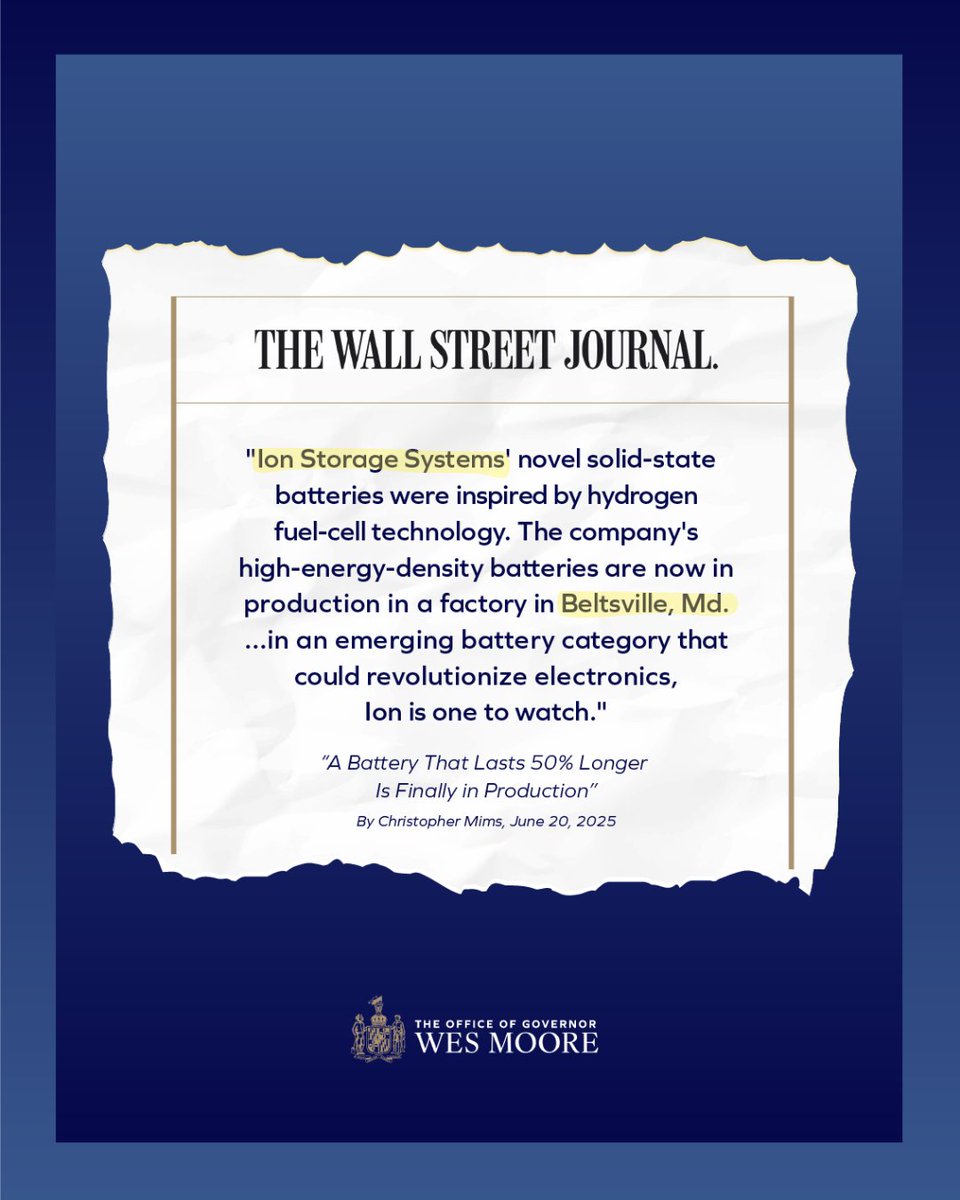InventWood and Ion Storage Systems are proof that the investments that we’ve made to support industries of the future aren’t just making Maryland more competitive – they’re also changing the world.