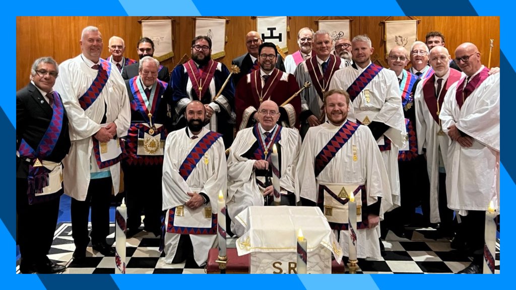 FHLBC (@fhlightblueclub) on Twitter photo A fantastic meeting was had by all at King Harold Chapter on Saturday where 4 #FHLBC members were exalted into the Royal Arch.
<a href="/pglherts/">Hertfordshire Freemasons</a> <a href="/pgcherts/">Provincial Grand Chapter of Hertfordshire</a>
#HappyHerts #Freemasonry #RoyalArch A fantastic meeting was had by all at King Harold Chapter on Saturday where 4 #FHLBC members were exalted into the Royal Arch.
<a href="/pglherts/">Hertfordshire Freemasons</a> <a href="/pgcherts/">Provincial Grand Chapter of Hertfordshire</a>
#HappyHerts #Freemasonry #RoyalArch