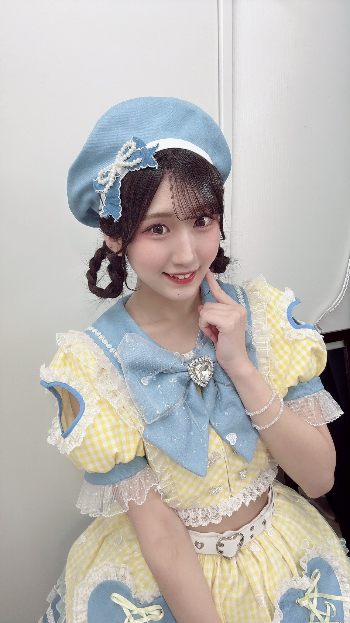 #1【lilas.junko】しめ飾り3つ Kumya's Love Heart Embroidery JSK I by Baby, the Stars Shine