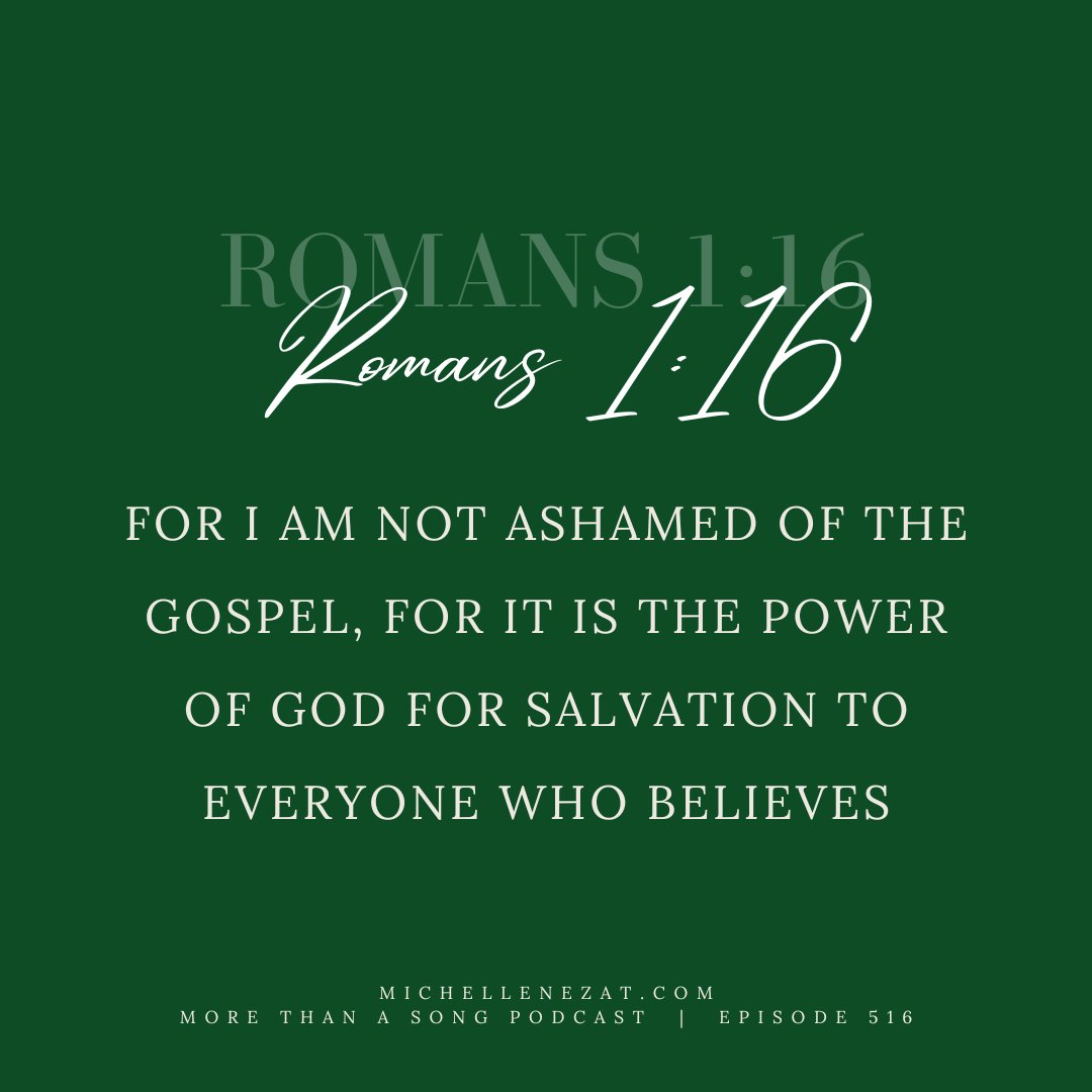 michellenezat's tweet image. 🎧 NEW EPISODE!
“Unashamed” — Inspired by Matthew West’s powerful anthem, I explore Romans 1 and Daniel’s courage to help us live our faith out loud…with conviction and compassion.
💥 You don’t have to be loud to stand firm.
📥 Free guide + full episode: michellenezat.com/516