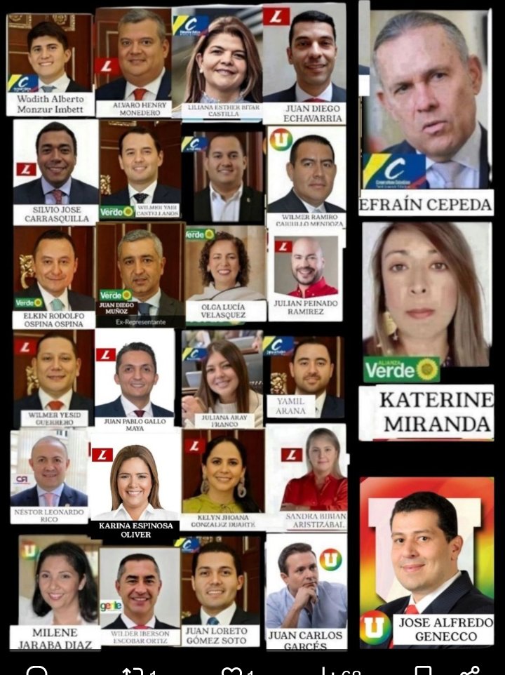 ¿Para cuando la corte suprema, va a llamar a estos 27 congresistas corruptos, por el robo de Invías?.