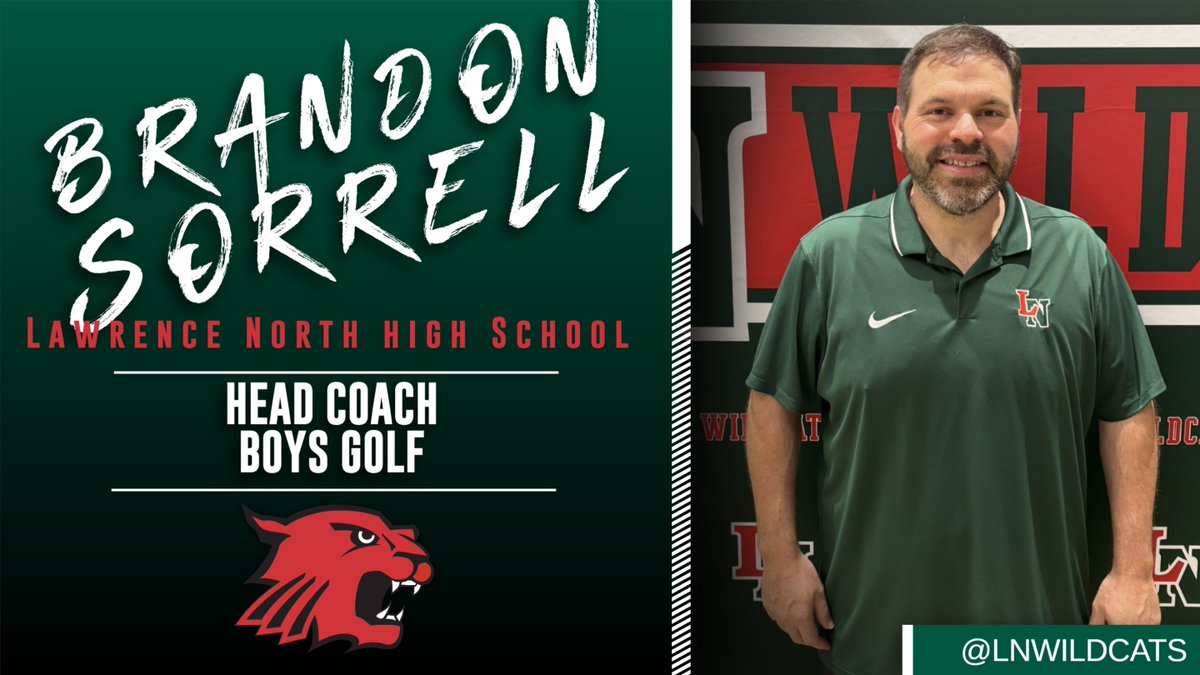 Congratulations to Mr. Brandon Sorrell, who has been named our new head coach for boys golf!  There will be a team meeting for anyone interested in playing on Thursday, July 10th at 11:00am in the pool hospitality room. Enter at door 21.  <a href="/LNHSwildcats/">Lawrence North</a> <a href="/ltgoodnews/">LT Schools</a>