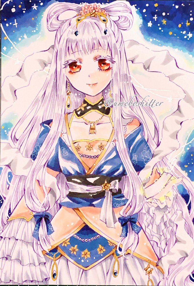 umeboshitter's tweet image. 七夕なので、織姫っぽくしてみたうちの子(ベルテラ)