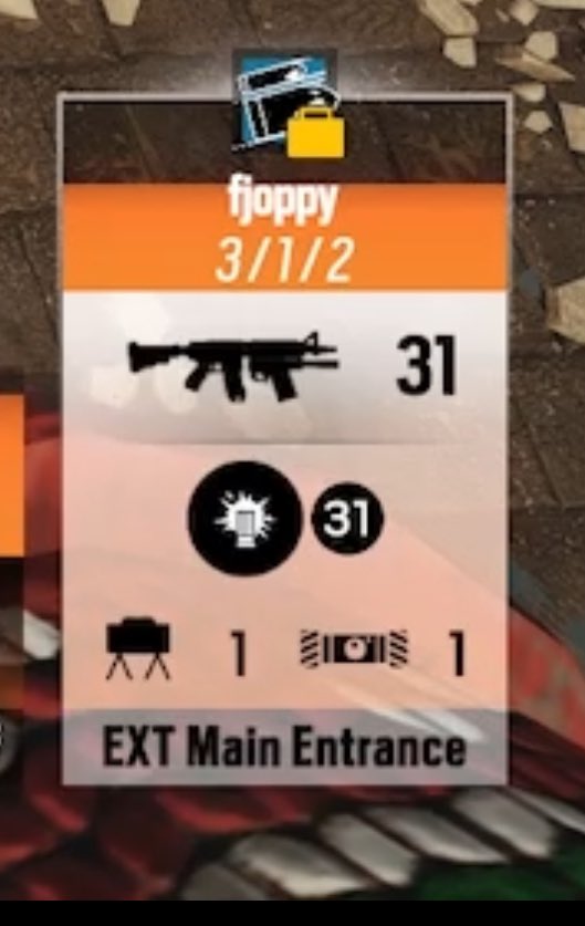 AlphaCat1336's tweet photo. @UbisoftSupport @Ubisoft @UbisoftMTL @Rainbow6Game are yall ever gonna do something about this glitch, or atleast ban the cowards that do it his gamer tag is Fjoppy https://t.co/HLu5KWjxzK