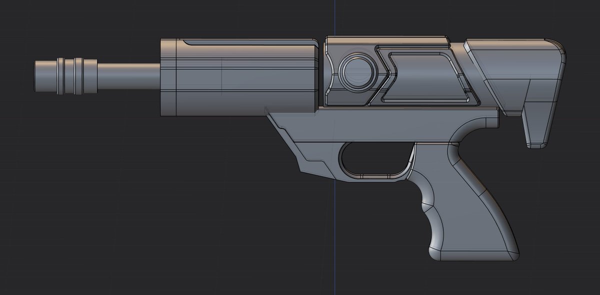 jeremyseiner's tweet image. Progress update on the second sci-fi weapon.