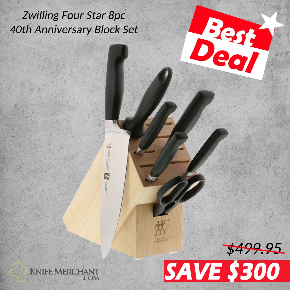 knifemerchant's tweet image. 🚨 SALE Alert! 🚨
Zwilling Block Sets on sale now – but not for long! 
🕒 Limited quantities – once they're gone, they're gone!

knifemerchant.com/sale/?knife_ty…

#Zwilling #KnifeSet #CookingTools  #ZwillingSale #KnifeMerchant #chefknifesale #chef #homecook #giftidea