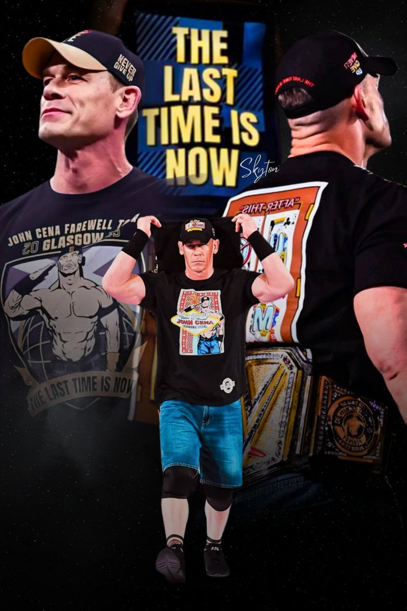 🌟 DAILY POSTER – DAY 48
 John Cena – The Last Time Is Now 🕛
From “You Can’t See Me” to Farewell Tour 2025,
John Cena has defined an era of hustle, loyalty, and respect.

👊 17-time World Champion.
🏆 A legacy that will never fade.
The last time is now.
#WWERaw <a href="/JohnCena/">John Cena</a>