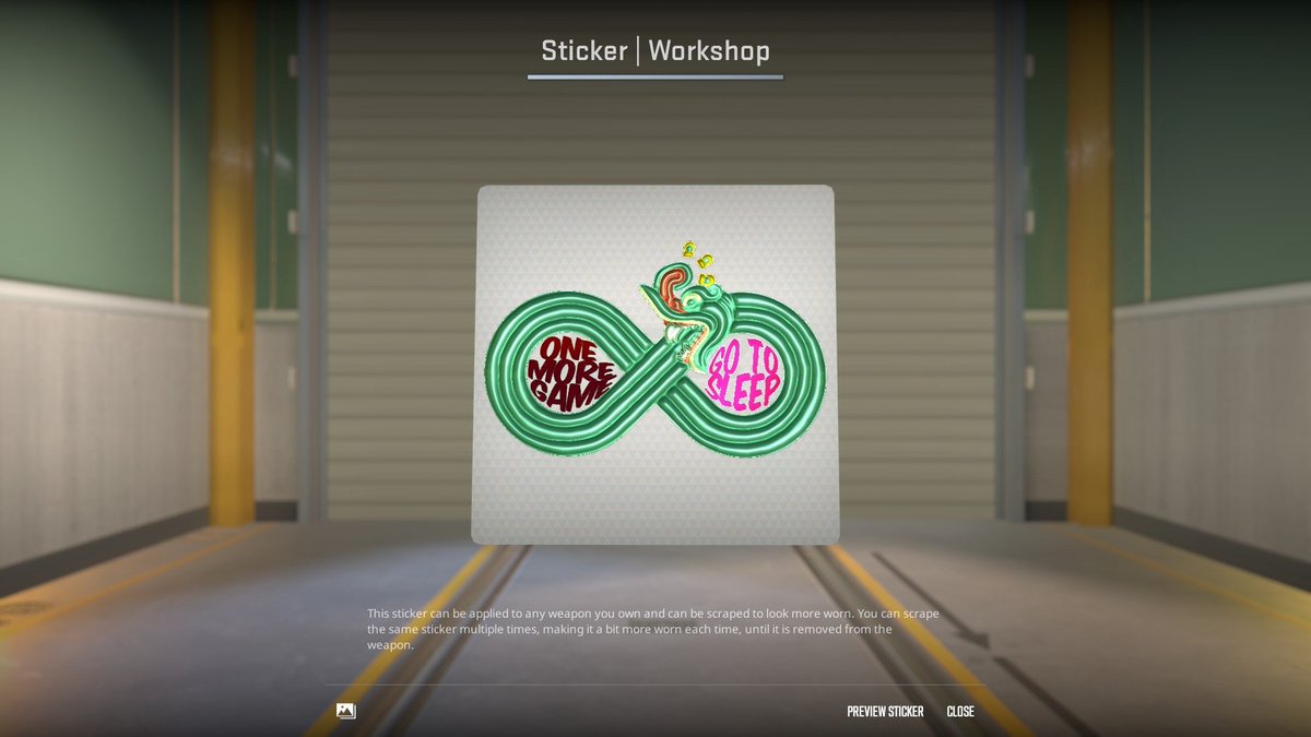 ♾️What goes around comes around 🐍 Ouroboros Serpent sticker now on the workshop. All interactions appreciated steamcommunity.com/sharedfiles/fi…