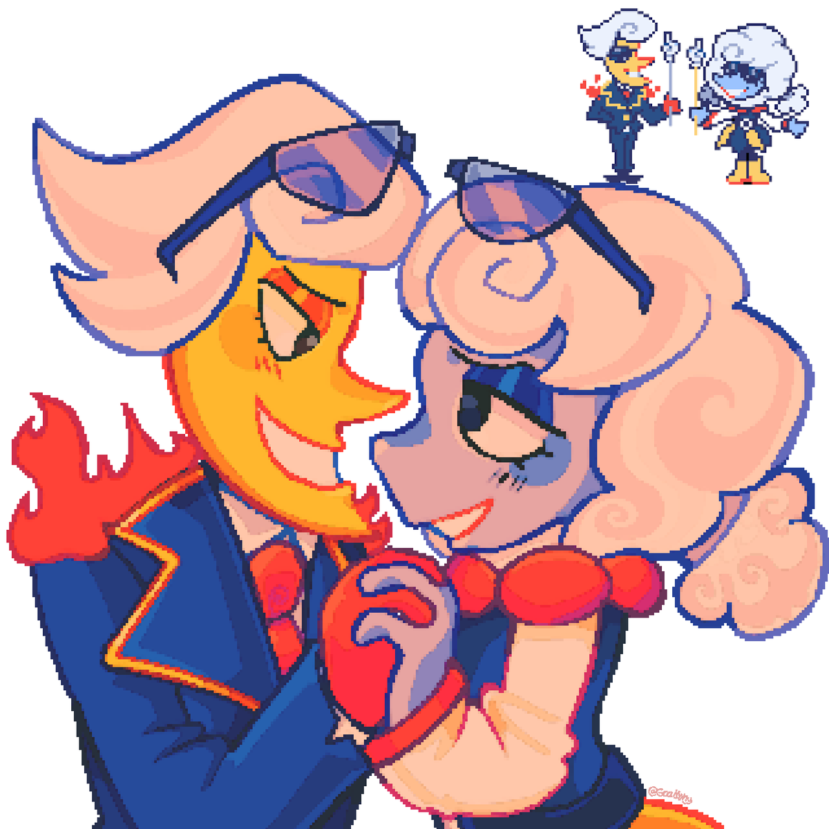 Goattony_'s tweet image. Elnina and Lanino💛🩵
#DELTARUNE #Elninaandlanino