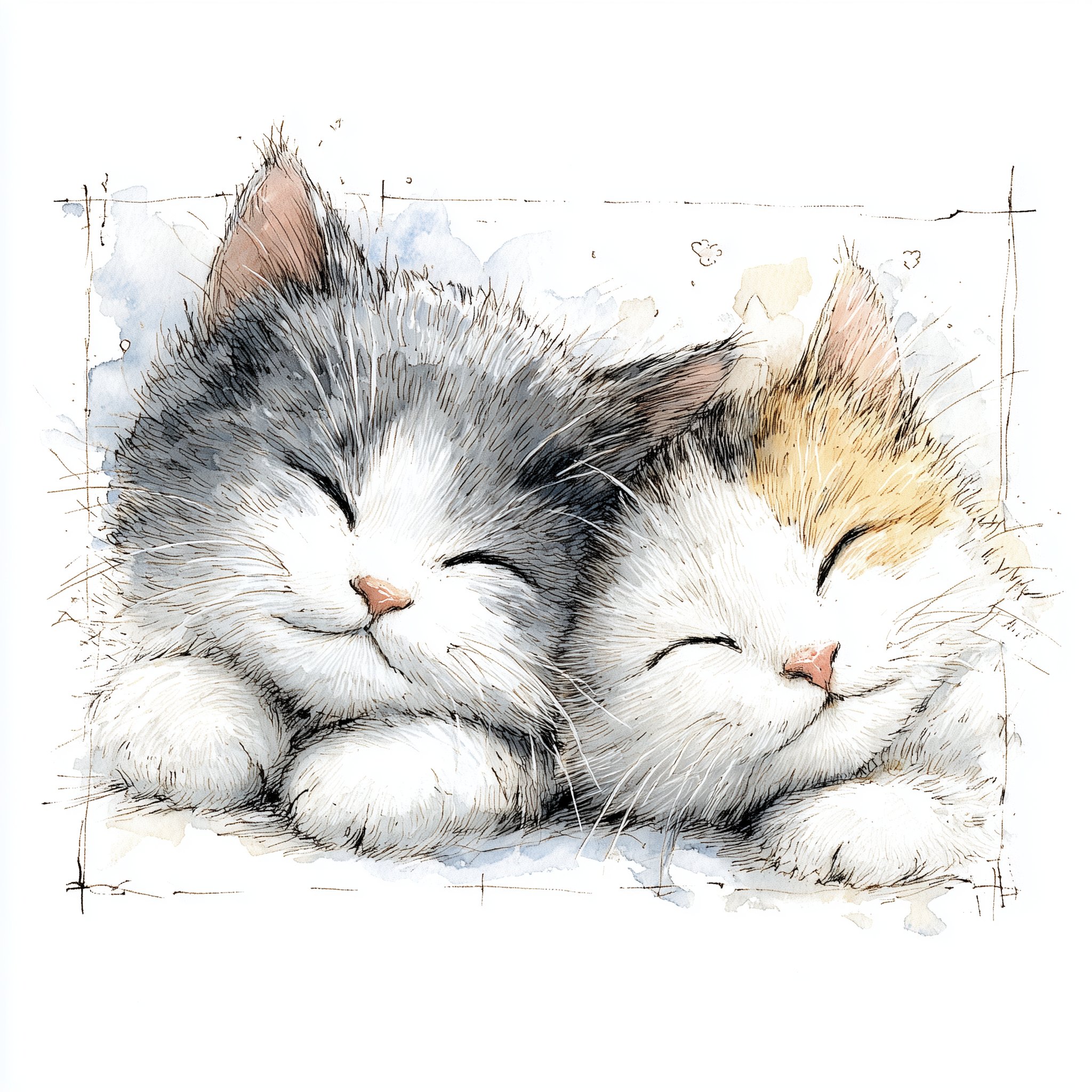 ♡ねこ♡ ぐでねこちゃんヘアクリップ さばとら×紫陽花 来よ