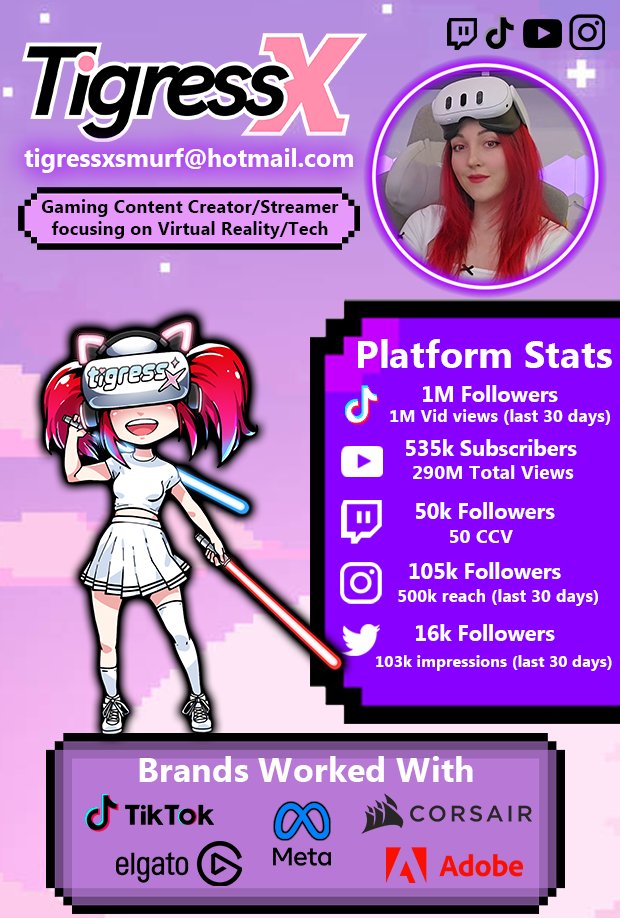 TigressX π EGX (@tigress_x) on Twitter photo I'll be at <a href="/gamescom/">gamescom</a> as an Accredited Creator! β¨
Brands, Devs, even creators, if you'd like to connect, please reach out! My time got booked up really fast last year π
#Gamescom2025 #gamescom I'll be at <a href="/gamescom/">gamescom</a> as an Accredited Creator! β¨
Brands, Devs, even creators, if you'd like to connect, please reach out! My time got booked up really fast last year π
#Gamescom2025 #gamescom