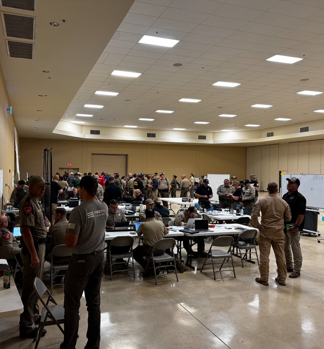 If you can, please keep the First Responders in Kerville in your Prayers. 

Just left the command center and some of these guys have been working around the clock since Friday. 

The dedication and determination this group has goes unmatched.  

Texas Strong!