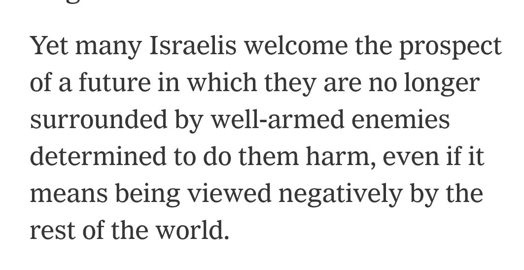 New York Times realizing those crazy Jews would rather be alive and hated than dead and liked.