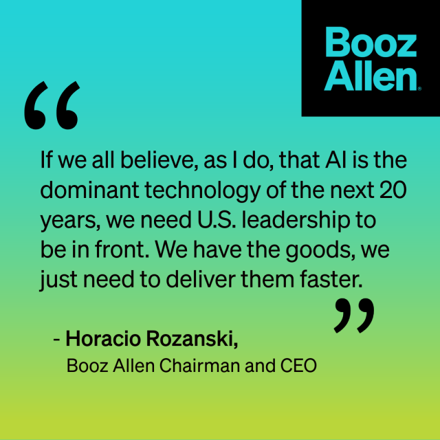 MariaKGupta's tweet photo. #BoozAllen CEO Horacio Rozanski on @WSJ’s Bold Names podcast talking #NationalSecurity, #AI, and why we need action, not just ideas. Booz Allen is moving fast, betting big on AI, and teaming with commercial tech partners to drive mission success. https://t.co/OtCQw58jiv https://t.co/evZlHJ2af0