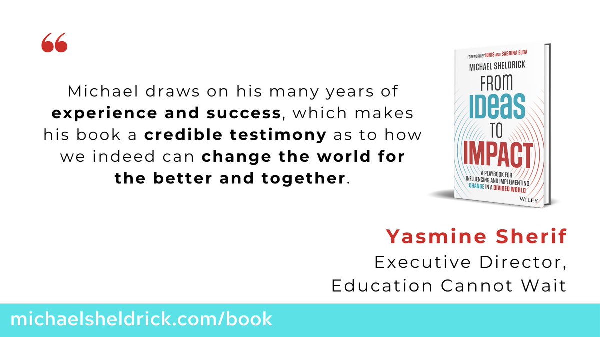 Kent Page (@kentpage) on Twitter photo From Ideas to Impact: "We can change the world for the better and together." ~<a href="/YasmineSherif1/">Yasmine Sherif</a>
Please retweet if you agree w/these #TuesdayThoughts & #EducationCannotWait for any child!
Check out <a href="/GlblCtzn/">Global Citizen ⭕</a> @MickSheldrick's new book: gtly.to/dE-U6r-gC
#KeepHopeAlive From Ideas to Impact: "We can change the world for the better and together." ~<a href="/YasmineSherif1/">Yasmine Sherif</a>
Please retweet if you agree w/these #TuesdayThoughts & #EducationCannotWait for any child!
Check out <a href="/GlblCtzn/">Global Citizen ⭕</a> @MickSheldrick's new book: gtly.to/dE-U6r-gC
#KeepHopeAlive