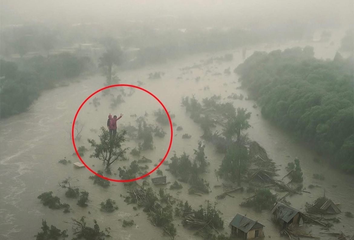 🚨 Milagro en #Texas.

Dos niñas fueron halladas con vida, aferradas a un árbol a 8 metros de altura, tras el desbordamiento del Río Guadalupe en Center Point.
Sobrevivieron entre ramas y escombros, rodeadas por la corriente.