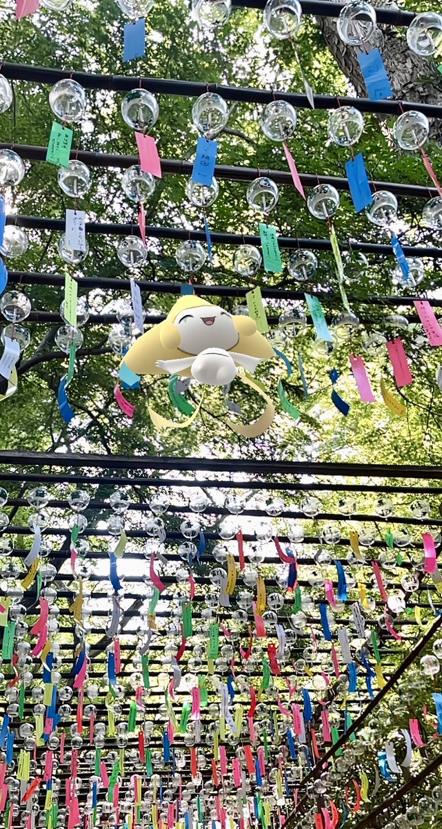おねがいごとかないますように☆彡

#ポケモンGO #PokemonGO 
#MakeaWishAR2025 #GOsnapshot
#GOsnapshotCelebration #ARofTheDay