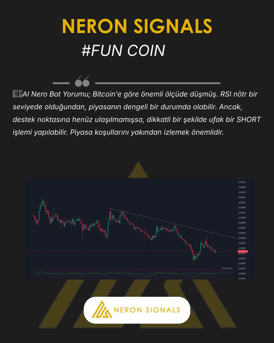 NeronSignals's tweet image. #FUN Grafigi ve AI Nero Bot yorumu.

Tum hizmetlerimiz: neronsignals.com

#FUN #FUNCHART #CHART #NeronSignals #crypto #Binance #AICrypto #kripto #analiz