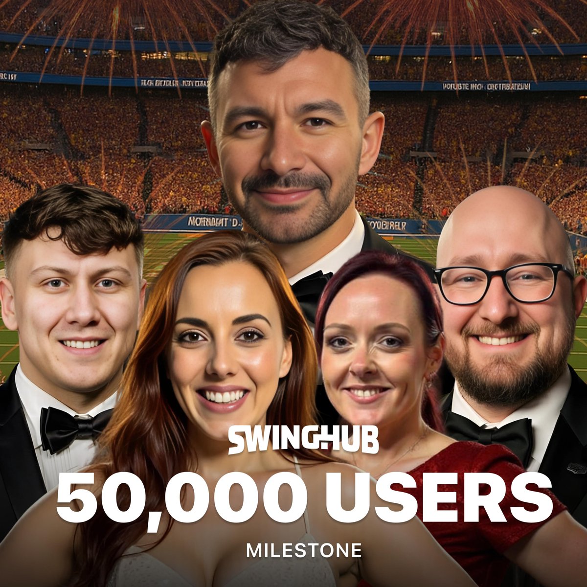 We’ve officially hit 50,000 SwingHub members in just 20 months! 🎉

That’s right — our community has grown so fast, it’s kind of wild when you put it into perspective…

✨ We could fill all of Disneyland Paris with just SwingHub users.

✈️ It would take 120 Boeing 747s to fly us
