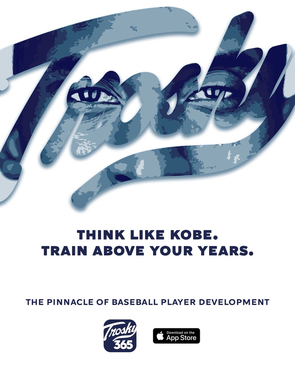 TroskyBaseball's tweet image. Get in. Go one-day-at-a-time.
Coach Trosky’s principles and programs are now available on an app. It’s motivation and information to build character, mental skills, body and recruiting landscape knowledge. Think like Kobe and train Above Your Years (AYY).
troskybaseball.com/pages/365-app