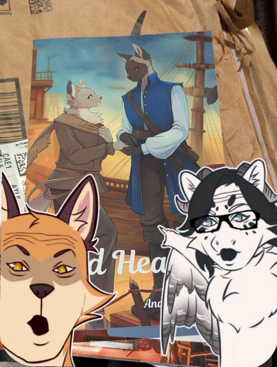 Wild Hearts, the sapphic furry anthology is out! It's amazing and I'm loving every story I've read so far! ❤️ ❤️ ❤️ 

And there's a story from yours truly! Mending Her Sails, which features a certain pair of beautiful and tough ladies from the desert 👀

Definitely check it out!!