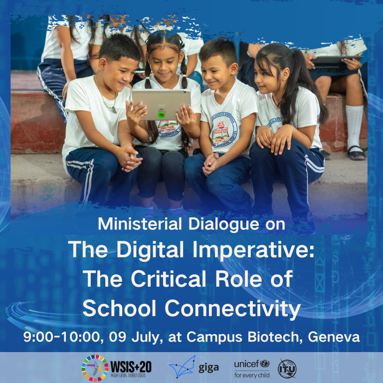 Giga (@gigaglobal) on Twitter photo How can we foster access to quality education for all? 📚
Join an expert line-up to explore this and other key questions at the joint <a href="/WSISprocess/">World Summit on the Information Society (WSIS)</a> high level event and Giga session on “The Digital Imperative: The Critical Role of School Connectivity”, taking place at Campus How can we foster access to quality education for all? 📚
Join an expert line-up to explore this and other key questions at the joint <a href="/WSISprocess/">World Summit on the Information Society (WSIS)</a> high level event and Giga session on “The Digital Imperative: The Critical Role of School Connectivity”, taking place at Campus
