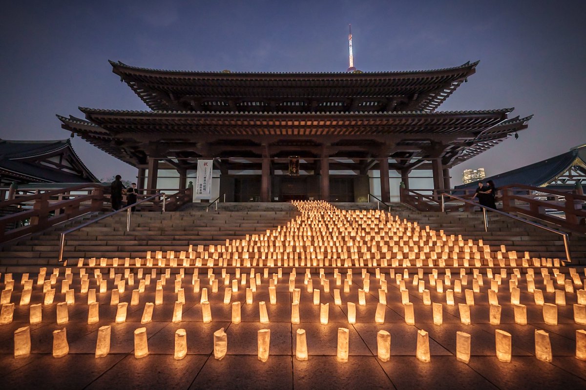 onotch_x's tweet image. 増上寺 七夕まつり🎋
和紙キャンドルナイト