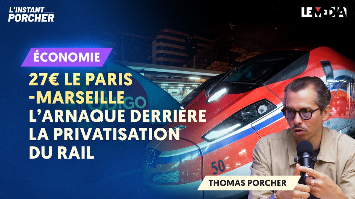 PRIVATISATION DE LA SNCF : CE QUE LE FIGARO, MACRON ET L’UE NE VOUS DISENT PAS

Nouvel instant Porcher, avec <a href="/LisaLap_/">Lisa Lap</a> et <a href="/PorcherThomas/">Thomas Porcher</a> !

➡️lemediatv.fr/emissions/2025…