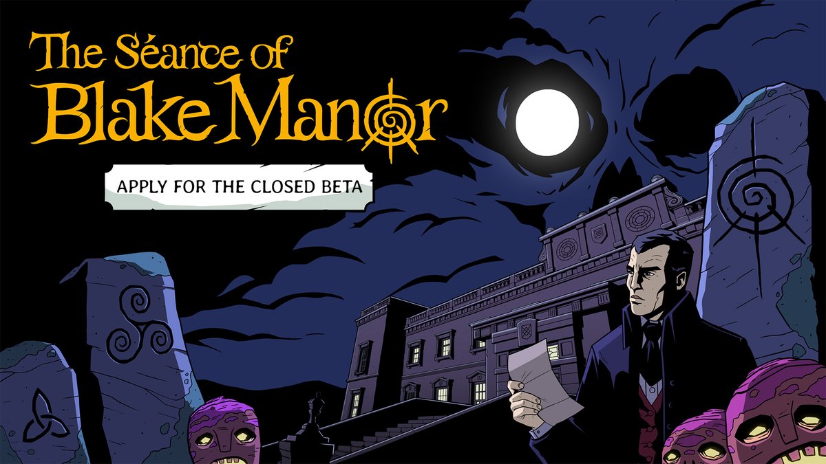 BlakeManorGame's tweet image. Detectives, we need your help!
We're running a closed beta test between 14-18th July for The Séance of Blake Manor.
If you'd like to apply visit: bit.ly/BlakeManorBeta