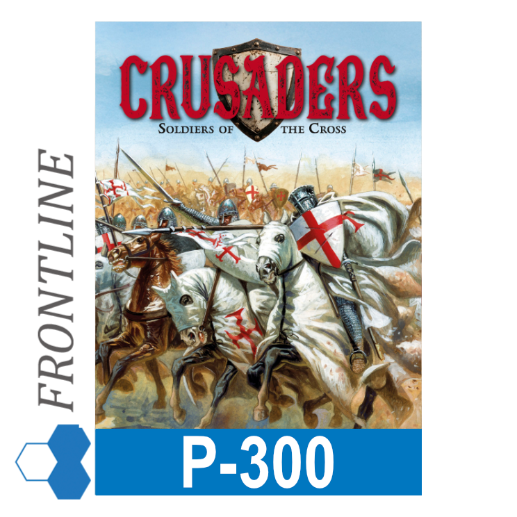 The Echoes of War begin! "Crusaders: Soldiers of the Cross" (Vol. I), a tactical medieval wargame by Joe Fernandez has joined our P-300 system. Pre-order now! (No upfront payment required for P-300 games). What will the next volumes bring? f.mtr.cool/vxtkmdhohs