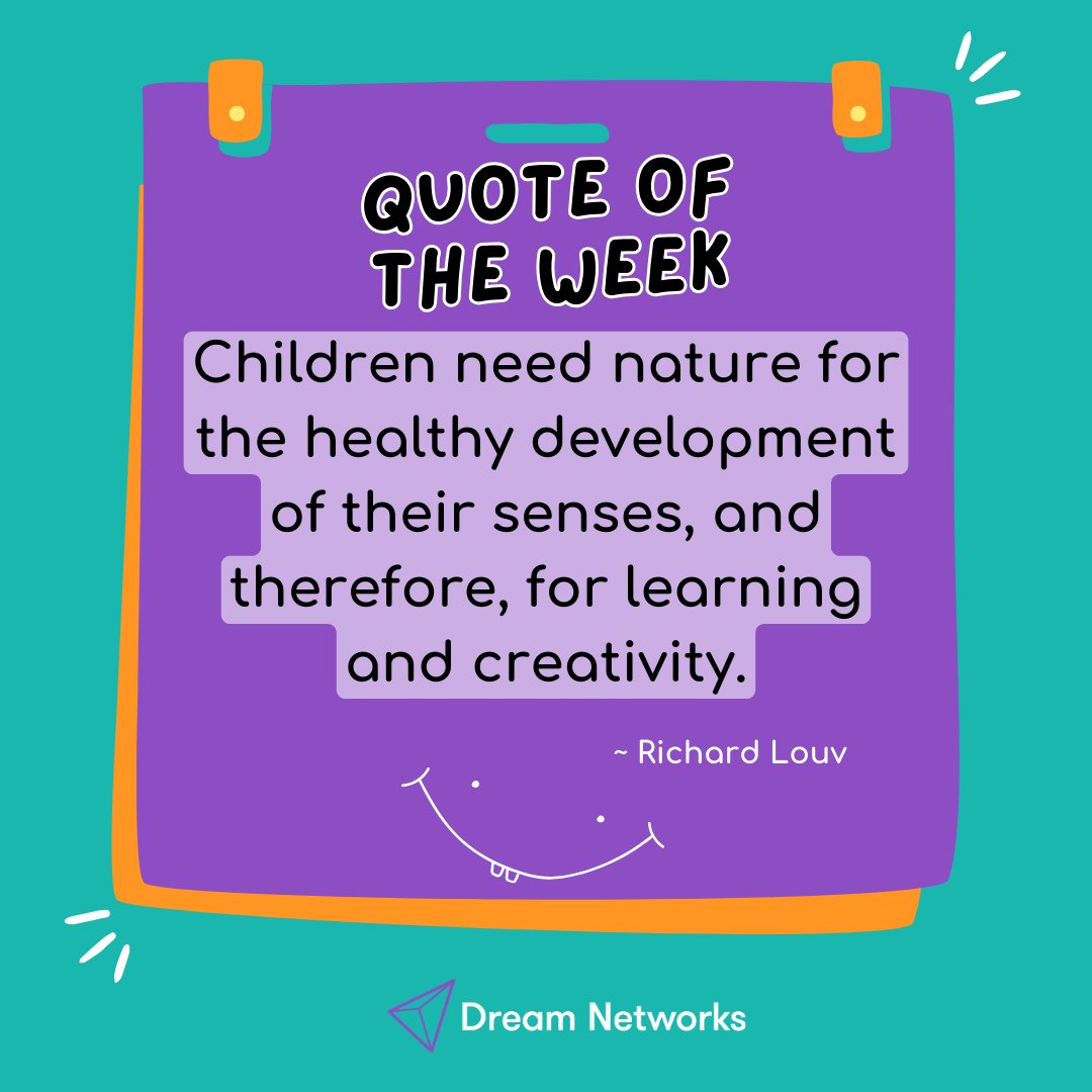 Children need nature for the healthy development of their senses, and therefore, for learning and creativity.  ~ Richard Louv 
#play4all #childrenrights #socialdevelopment #nonprofitorg #nonforprofit