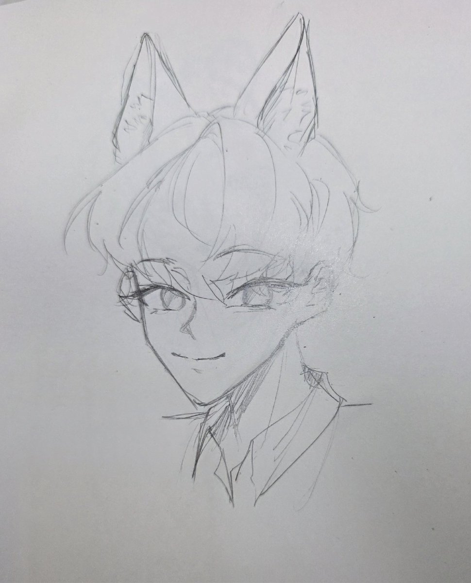 delay0216's tweet image. 학교 낙서
갑자기 여우를 그리고 싶었음