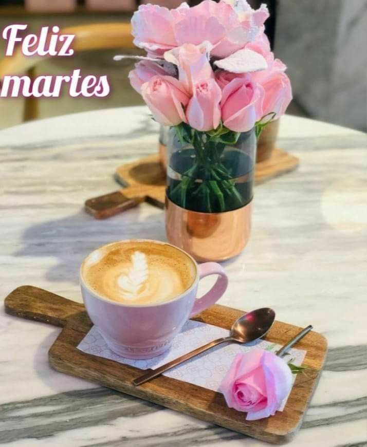 Buenos dias, Feliz Martes... un dia hermoso para sentirse mas cerca de Dios, sintamos como Dios camina a nuestro lado, él nos ha preparado un dia perfecto, para que cada corazón florezca en su amor, y que su luz,  ilumine cada pensamiento y cada paso que demos hoy.🙌Amen!