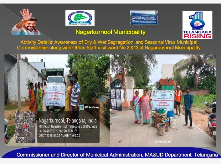 MC Nagarkurnool (@mc_nagarkurnool) on Twitter photo As a Part Of 100 Days Action Plan Dry & Wet wastage Segregation awareness Wards 2 &13 Nagarkurnool Municipality.
<a href="/MoHUA_India/">Ministry of Housing and Urban Affairs</a>
<a href="/RoopaMishra77/">Roopa Mishra</a>
<a href="/tksreedevi/">TK Sreedevi</a>
<a href="/cdmatelangana/">C&DMA</a>
<a href="/SwachhBharatGov/">Swachh Bharat Urban</a>
<a href="/SBMU_Telangana/">SBM (U) TELANGANA</a>
<a href="/tgmepma/">TMEPMA</a>
<a href="/amrut_MoHUA/">AMRUT 2.0</a>
<a href="/Collector_NGKL/">Collector_NGKL</a>
<a href="/ACLB_NGKL/">Addl. Collector LB Nagarkurnool</a> As a Part Of 100 Days Action Plan Dry & Wet wastage Segregation awareness Wards 2 &13 Nagarkurnool Municipality.
<a href="/MoHUA_India/">Ministry of Housing and Urban Affairs</a>
<a href="/RoopaMishra77/">Roopa Mishra</a>
<a href="/tksreedevi/">TK Sreedevi</a>
<a href="/cdmatelangana/">C&DMA</a>
<a href="/SwachhBharatGov/">Swachh Bharat Urban</a>
<a href="/SBMU_Telangana/">SBM (U) TELANGANA</a>
<a href="/tgmepma/">TMEPMA</a>
<a href="/amrut_MoHUA/">AMRUT 2.0</a>
<a href="/Collector_NGKL/">Collector_NGKL</a>
<a href="/ACLB_NGKL/">Addl. Collector LB Nagarkurnool</a>