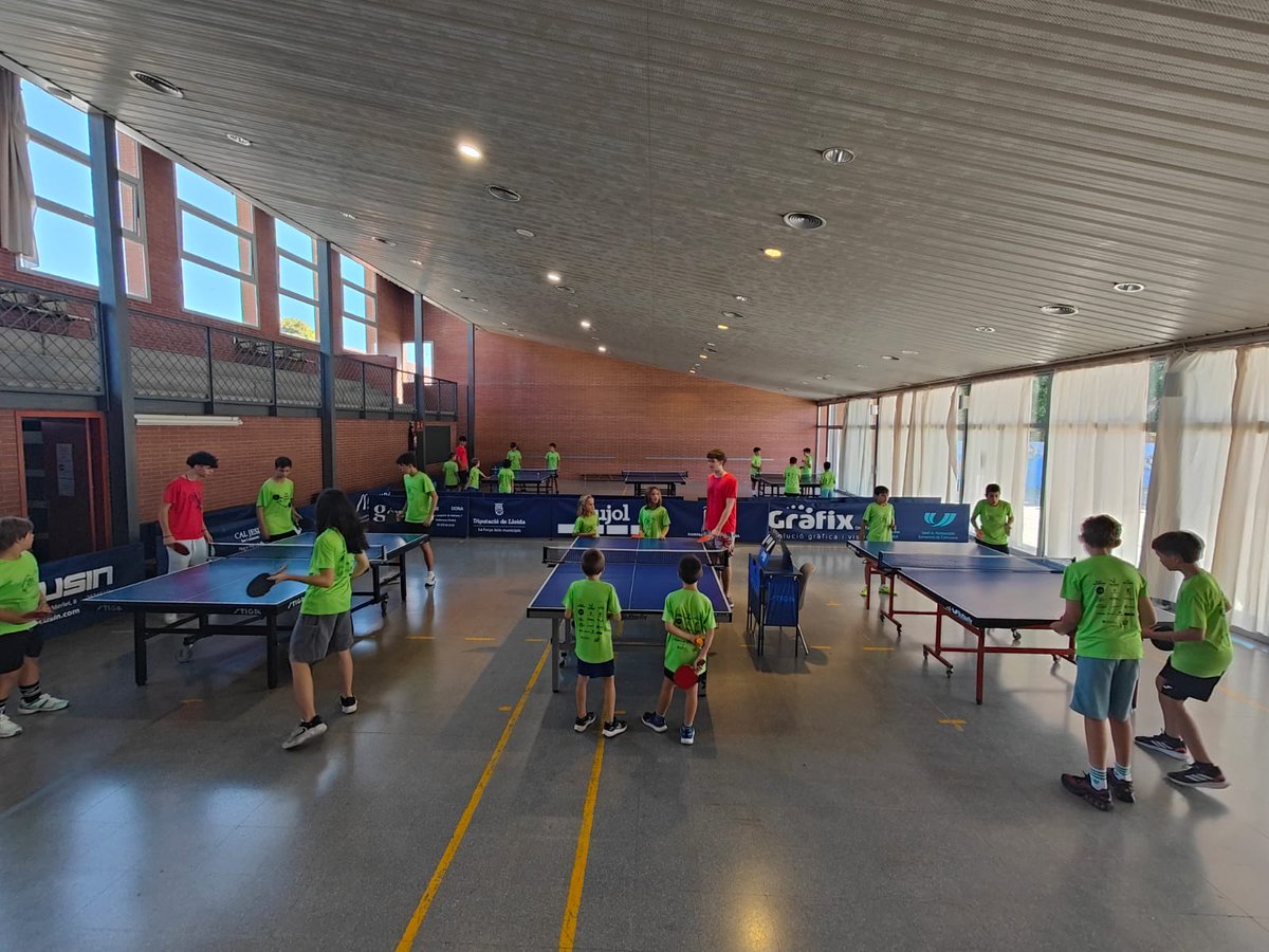 🏓 Inici del campus d'estiu 2025
➡ Fins a 22 nens i nenes han començat aquest dilluns la 12a edició de l'activitat d'estiu del CTT Mollerussa

📝 Encara ets a temps d'apuntar-te a la segona setmana
🔗 cutt.ly/jwq6RSq7