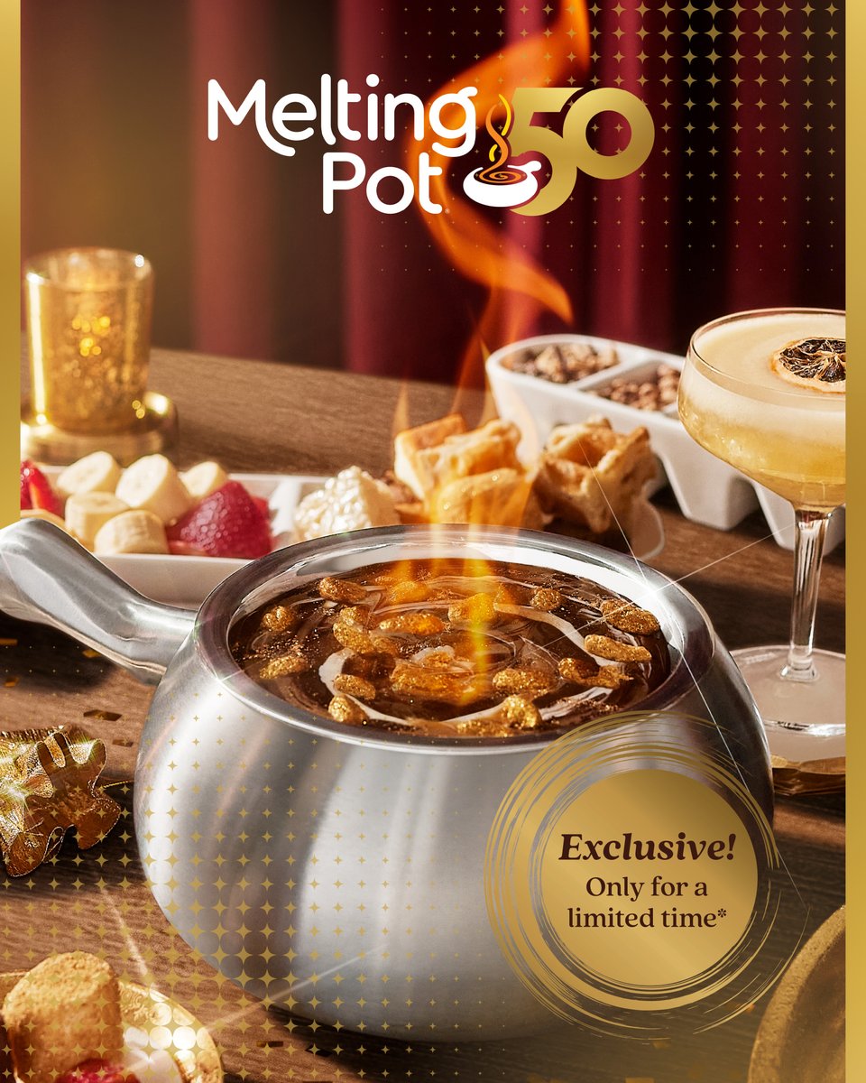 Today is WORLD CHOCOLATE DAY!!! Celebrate with something yummy and EXCLUSIVE: Melting Pot’s 24 Karat Gold Chocolate Fondue. After all, it’s our golden anniversary of chocolate perfection! We’re melting smooth milk chocolate fondue, cookie-butter caramel, and toasted...