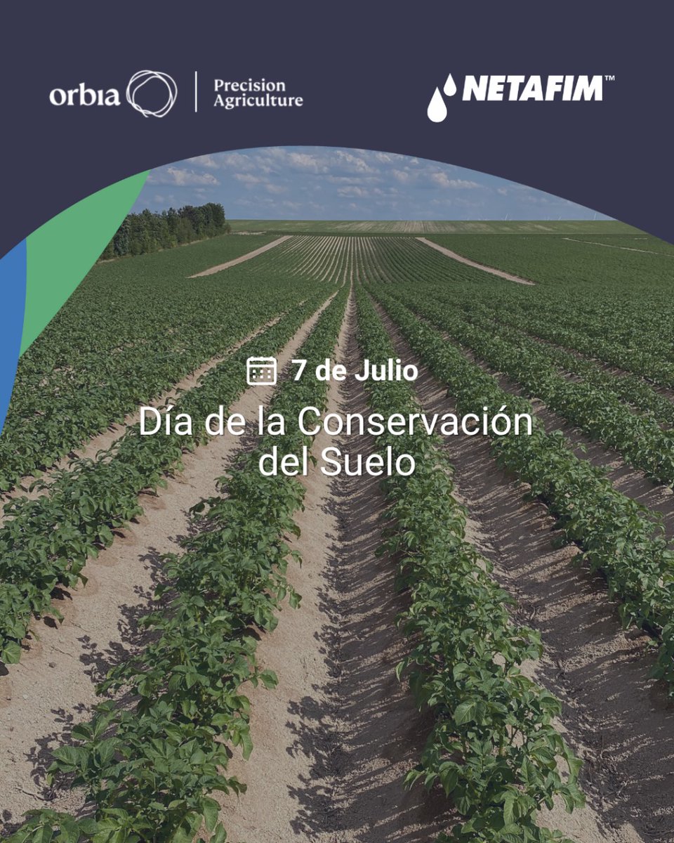 Hoy celebramos el Día de la Conservación del Suelo, destacando la importancia de proteger este recurso esencial. 

¡Actuemos juntos para mantener nuestro suelo sano y fértil! 🌱💧

#DíaDeLaConservaciónDelSuelo #Sostenibilidad #CuidadoDelMedioAmbiente #AgriculturaSostenible