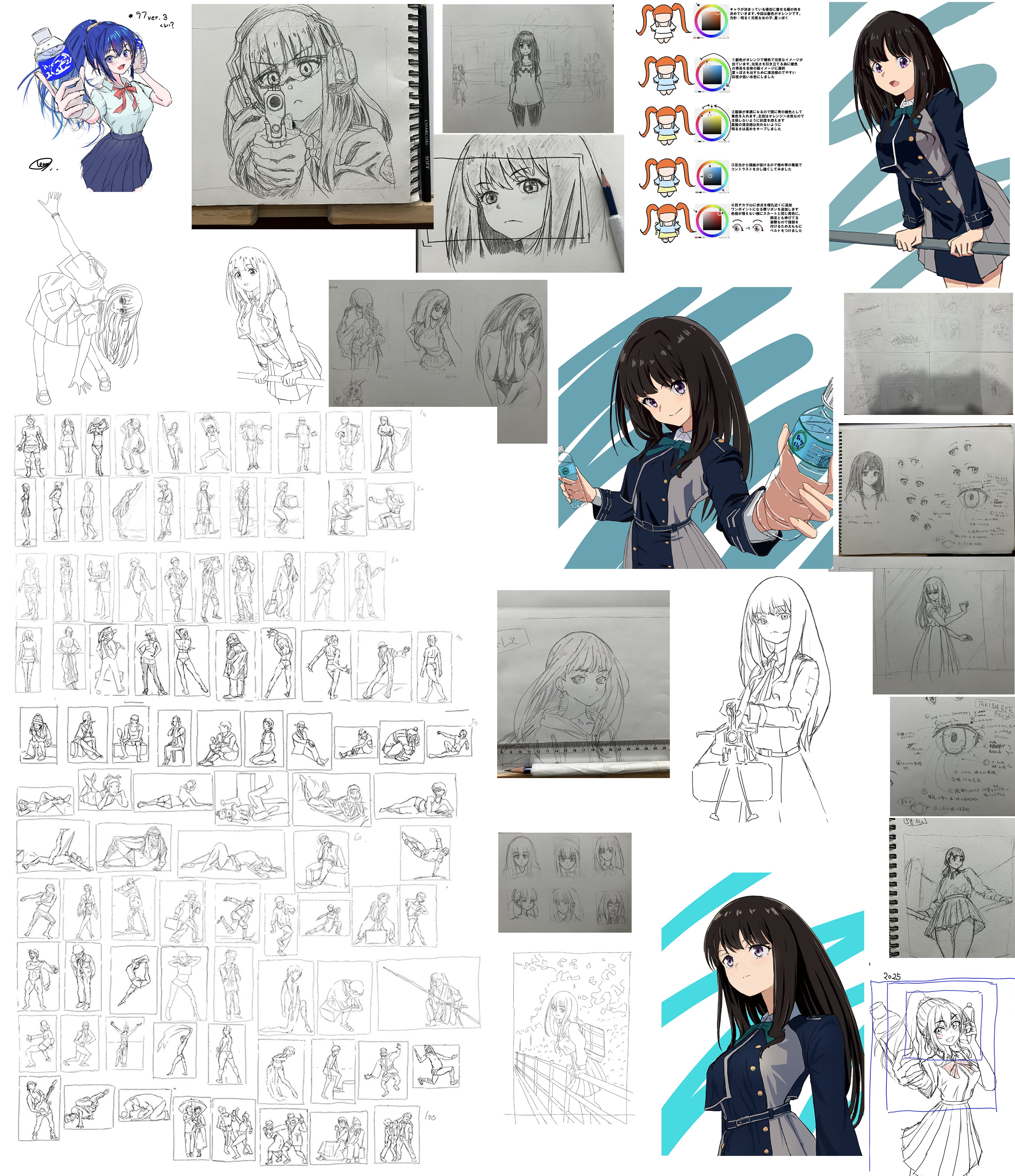 偏愛家様 リクエスト 10点 まとめ図録　絵画 画像3 / 45＞ショートカット偏愛家が描く女の子が尊い！想像力を