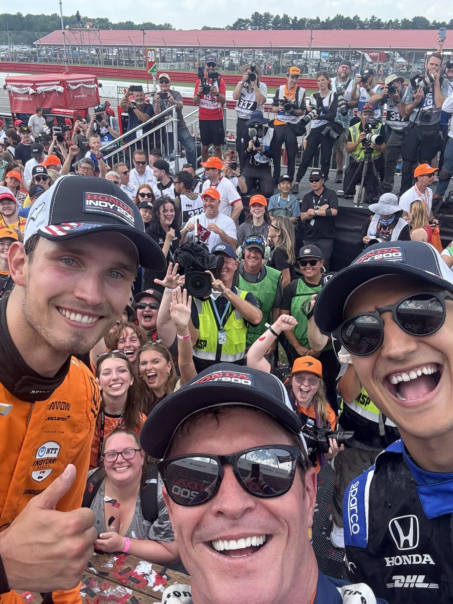 NTT INDYCAR SERIES (@indycar) on Twitter photo Best place to end the weekend πΎ Best place to end the weekend πΎ