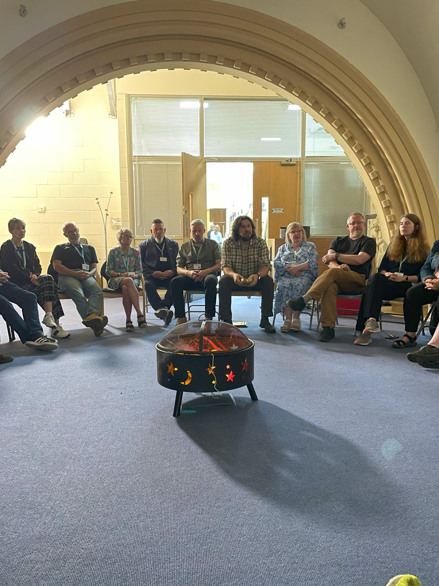 HLLancashire's tweet image. A fantastic day at our annual gathering, full of connection, learning, and inspiration! Huge thanks to @LancsMuseums Collections team for an engaging session. We ended with an exciting sneak peek at our upcoming project: 'Breaths and Beats' with the brilliant Hutch. 🪇