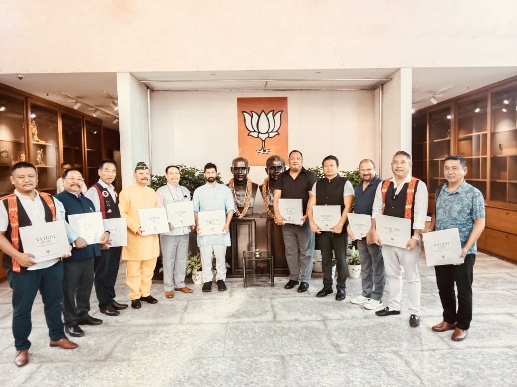 Benjamin Yepthomi (@yepthomiben) on Twitter photo Senior leaders from various political parties & NGO’s have officially joined BJP Nagaland, reaffirming their faith in the party’s vision and leadership.
The joining took place in the esteemed presence of Shri <a href="/blsanthosh/">B L Santhosh</a> ji, Hon’ble National General Secretary (Organisation) and Senior leaders from various political parties & NGO’s have officially joined BJP Nagaland, reaffirming their faith in the party’s vision and leadership.
The joining took place in the esteemed presence of Shri <a href="/blsanthosh/">B L Santhosh</a> ji, Hon’ble National General Secretary (Organisation) and